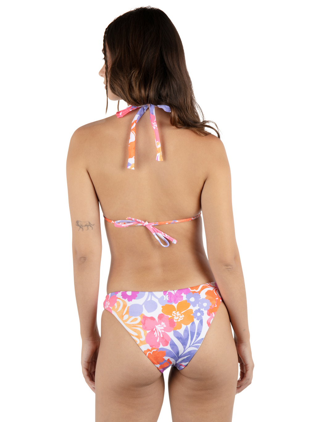 Island Floral Convertible Halter Bikini Top
