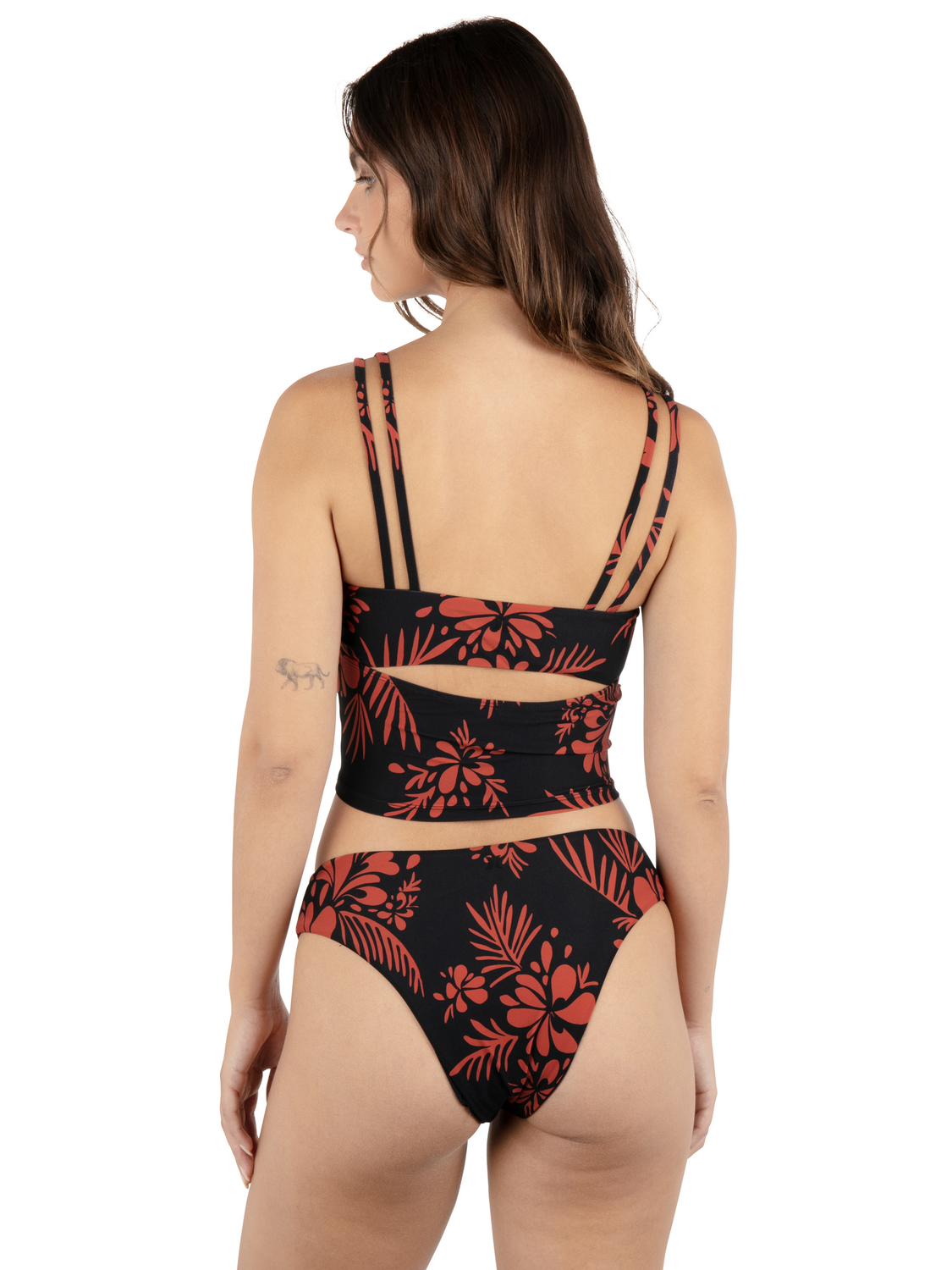 Hidden Tropical Tankini Top