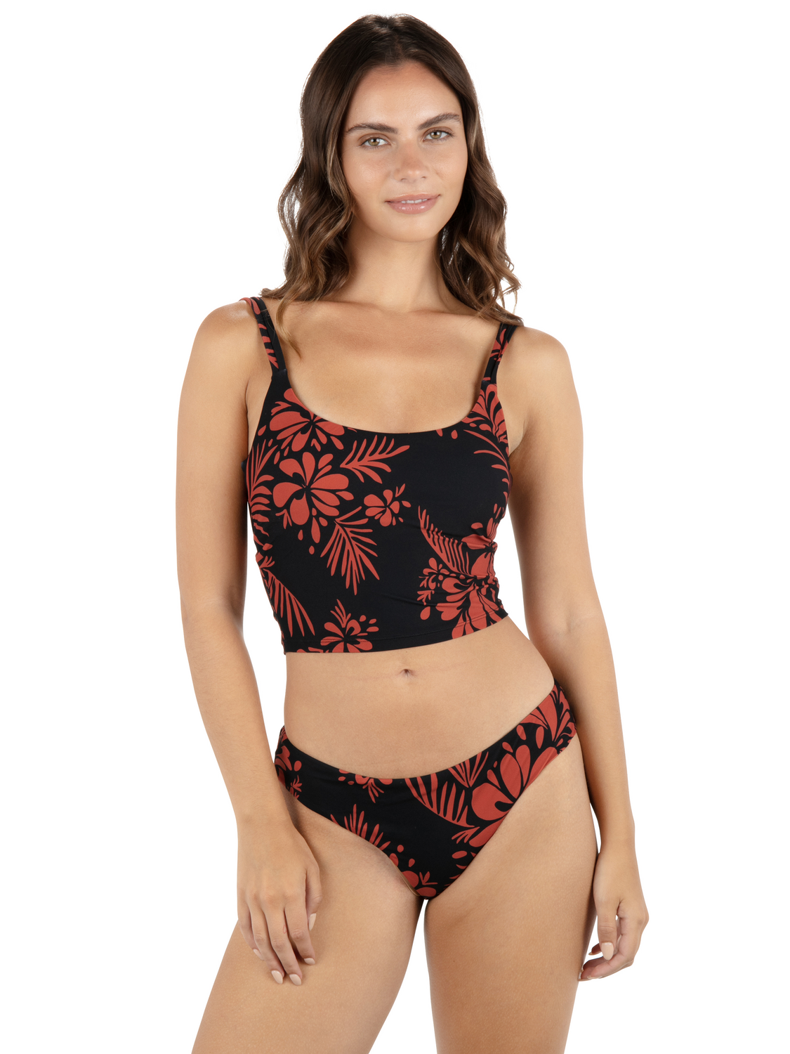 Hidden Tropical Tankini Top