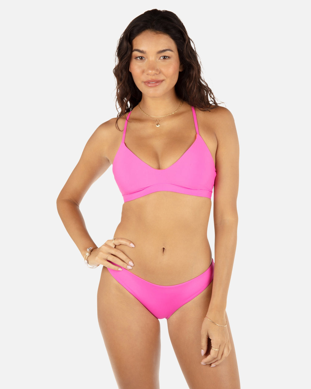 Solid Adjustable Bikini Top