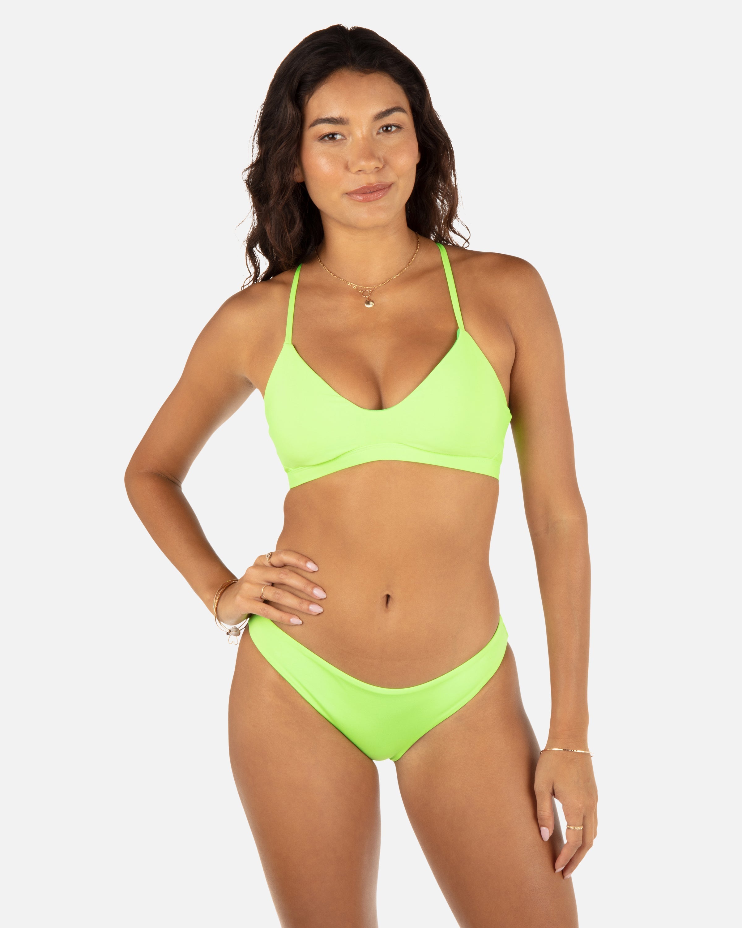 Solid Adjustable Bikini Top