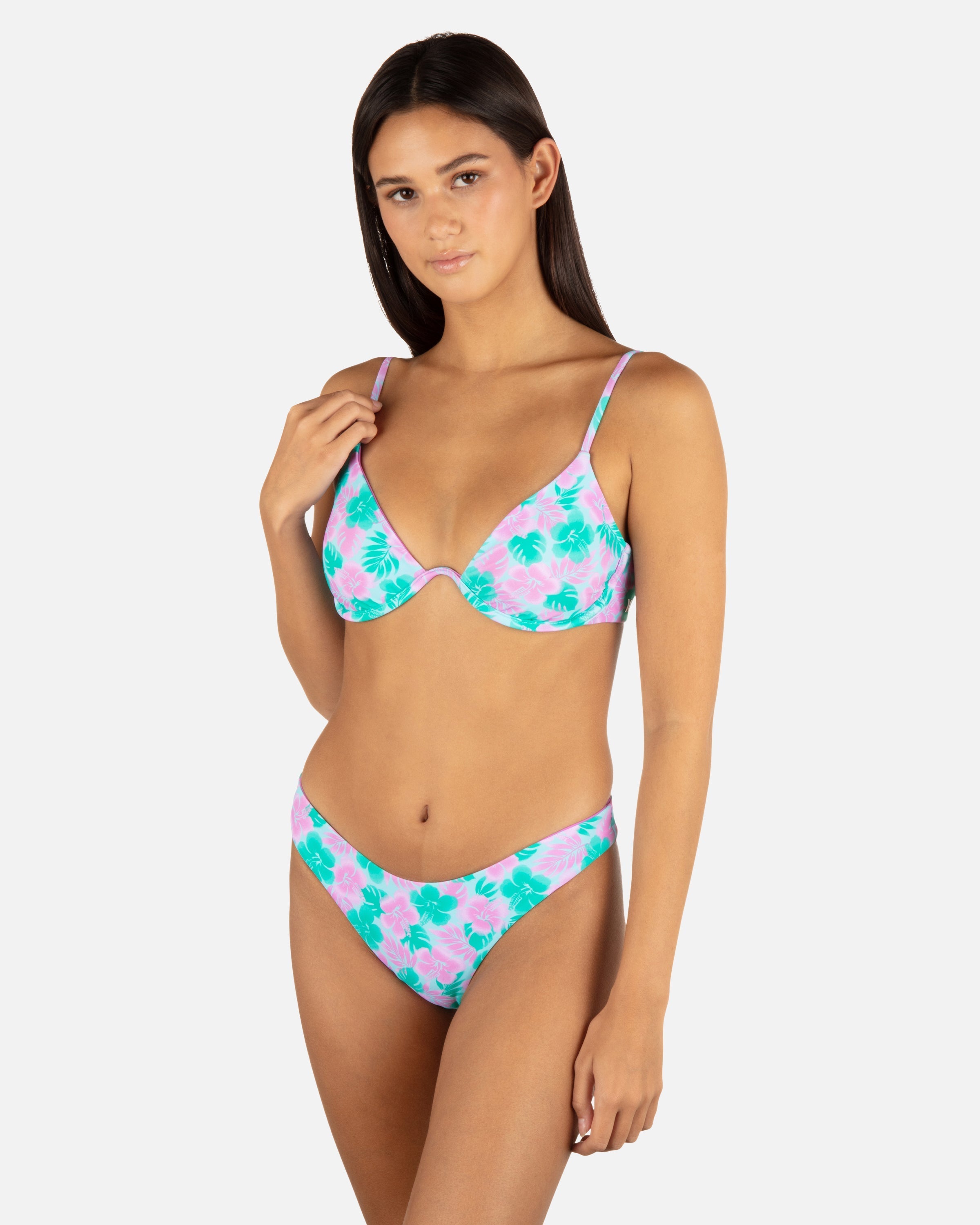 Lani Floral Cheeky Scoop Reversible Bottom