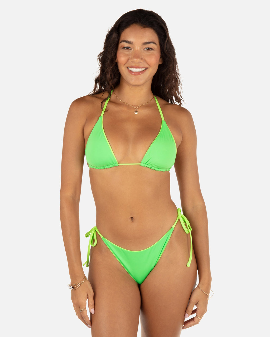 Solid Classic Triangle Bikini Top