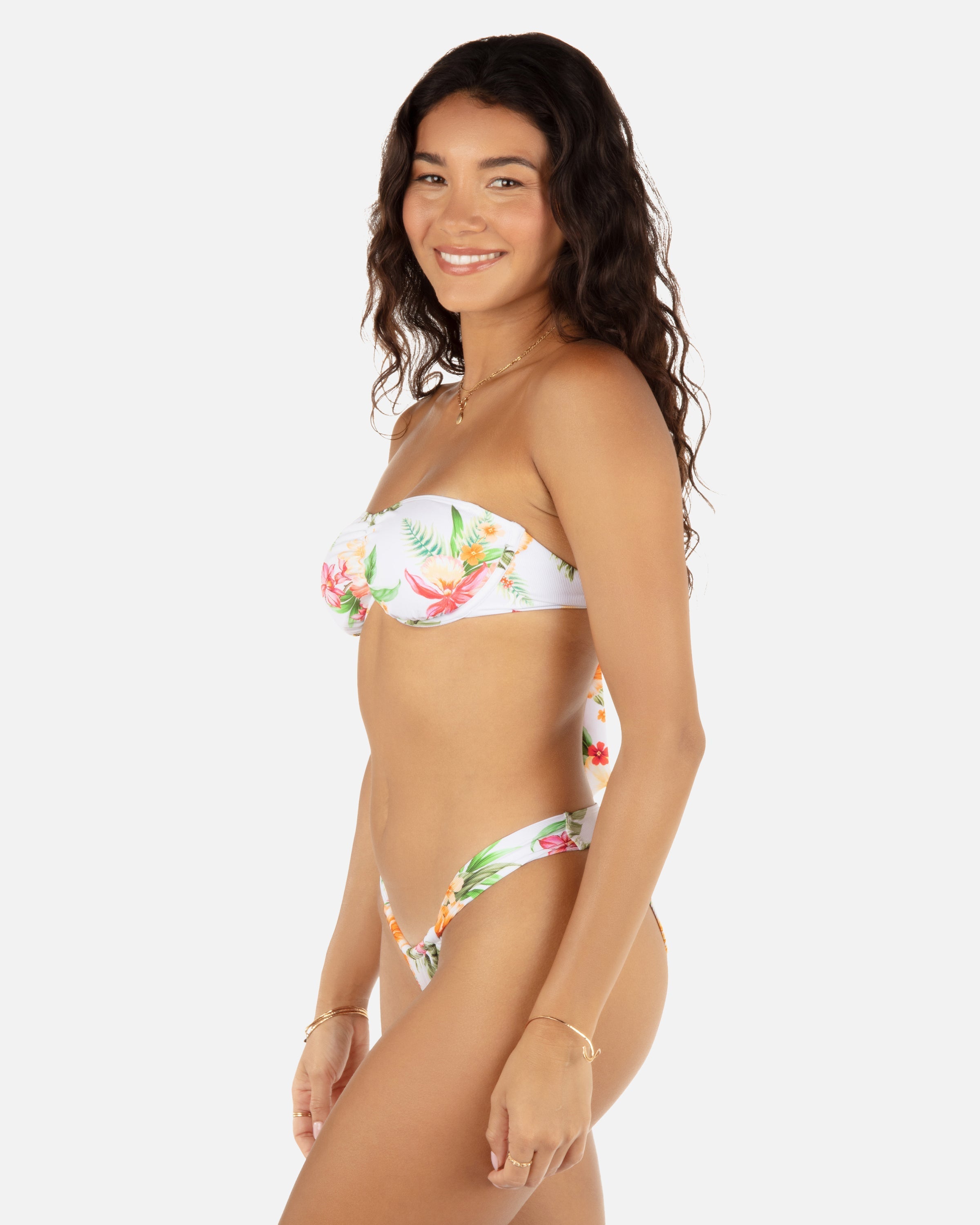 Malia Front Slide Cheeky Bikini Bottom