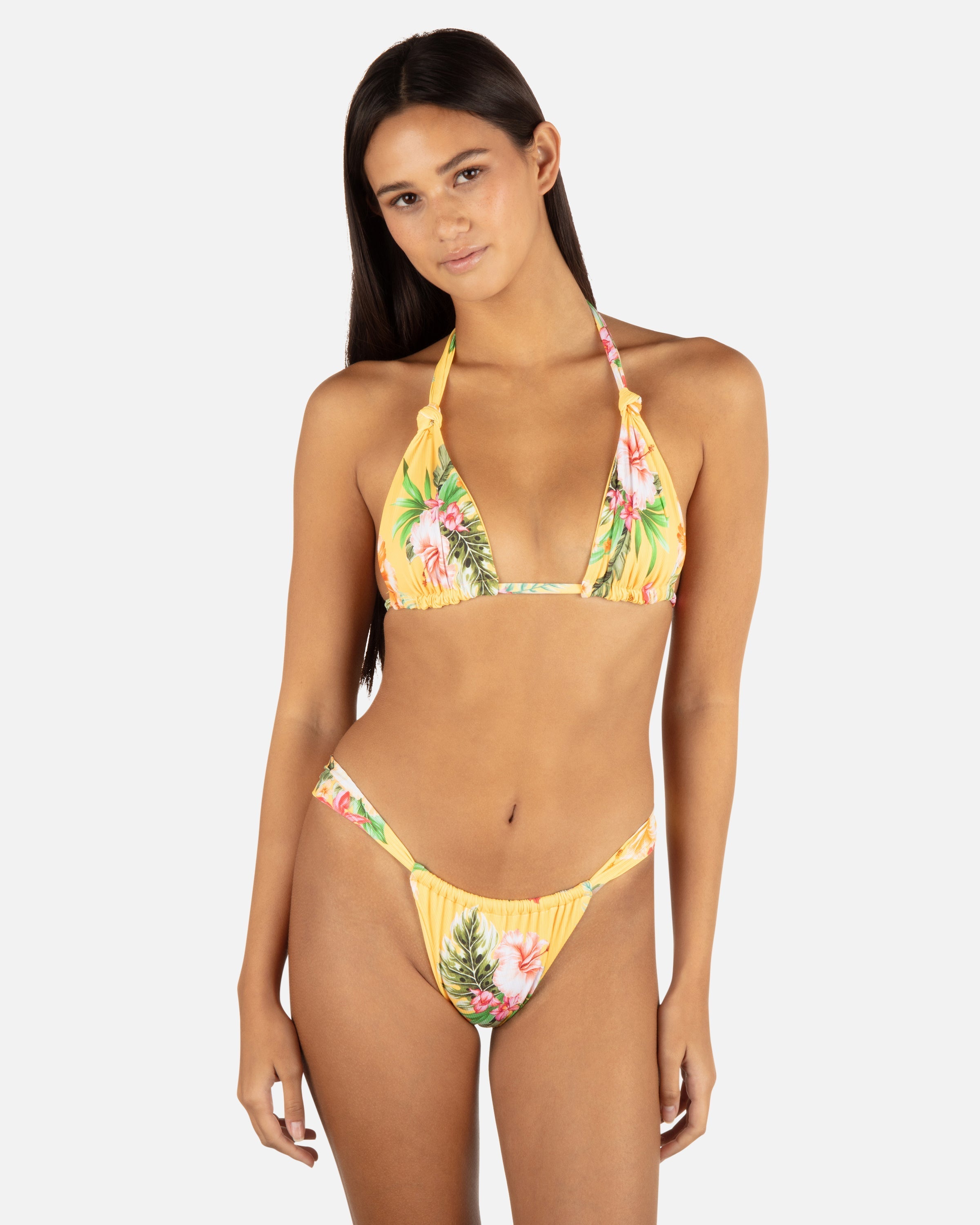 Malia Soft Tie Triangle Bikini Top