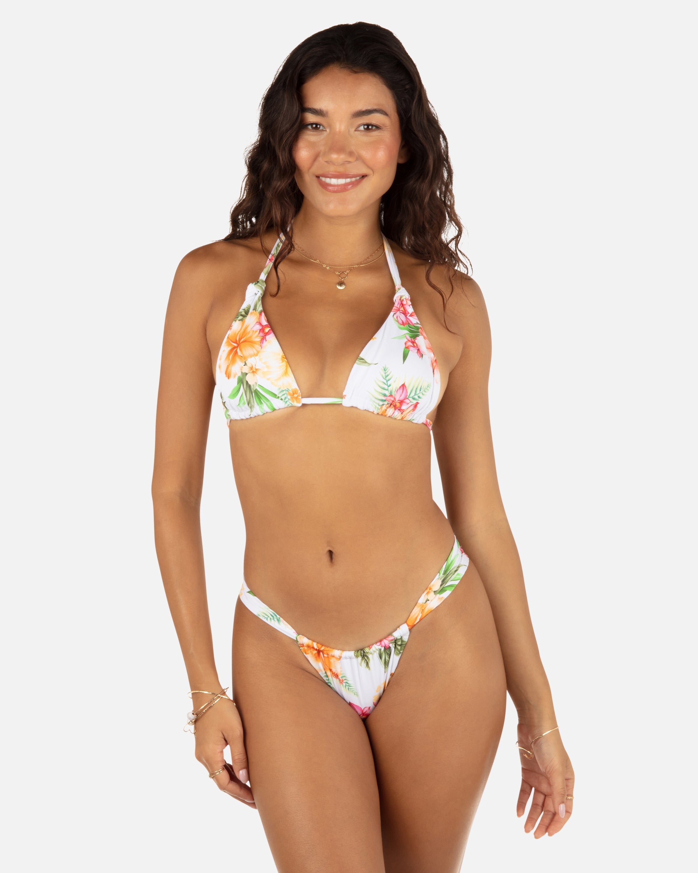 Malia Soft Tie Triangle Bikini Top