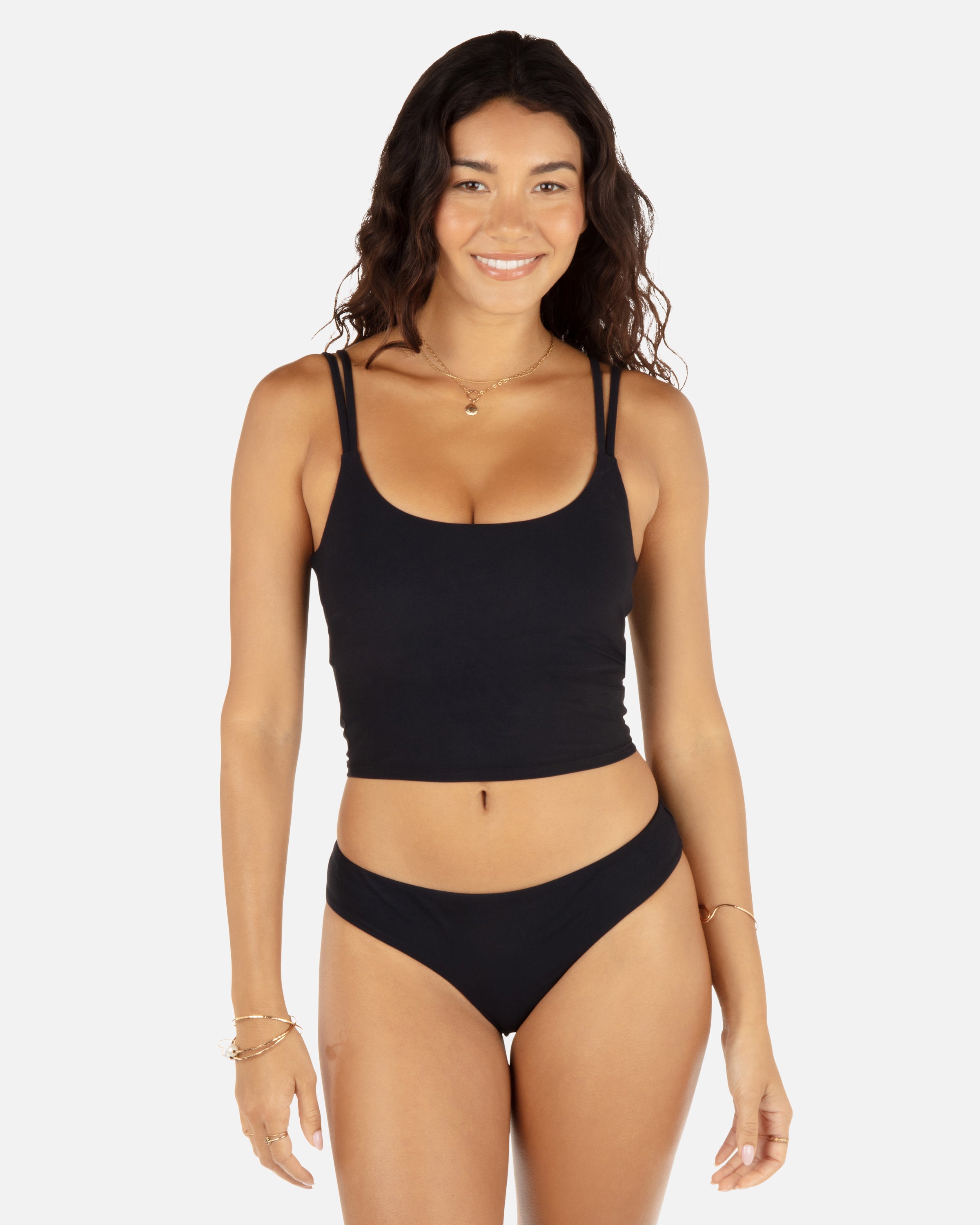 Max Solid Mid Rise Cheeky Bottom